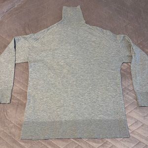 Wool Cashmere Grey Massimo Dutti Turtleneck.